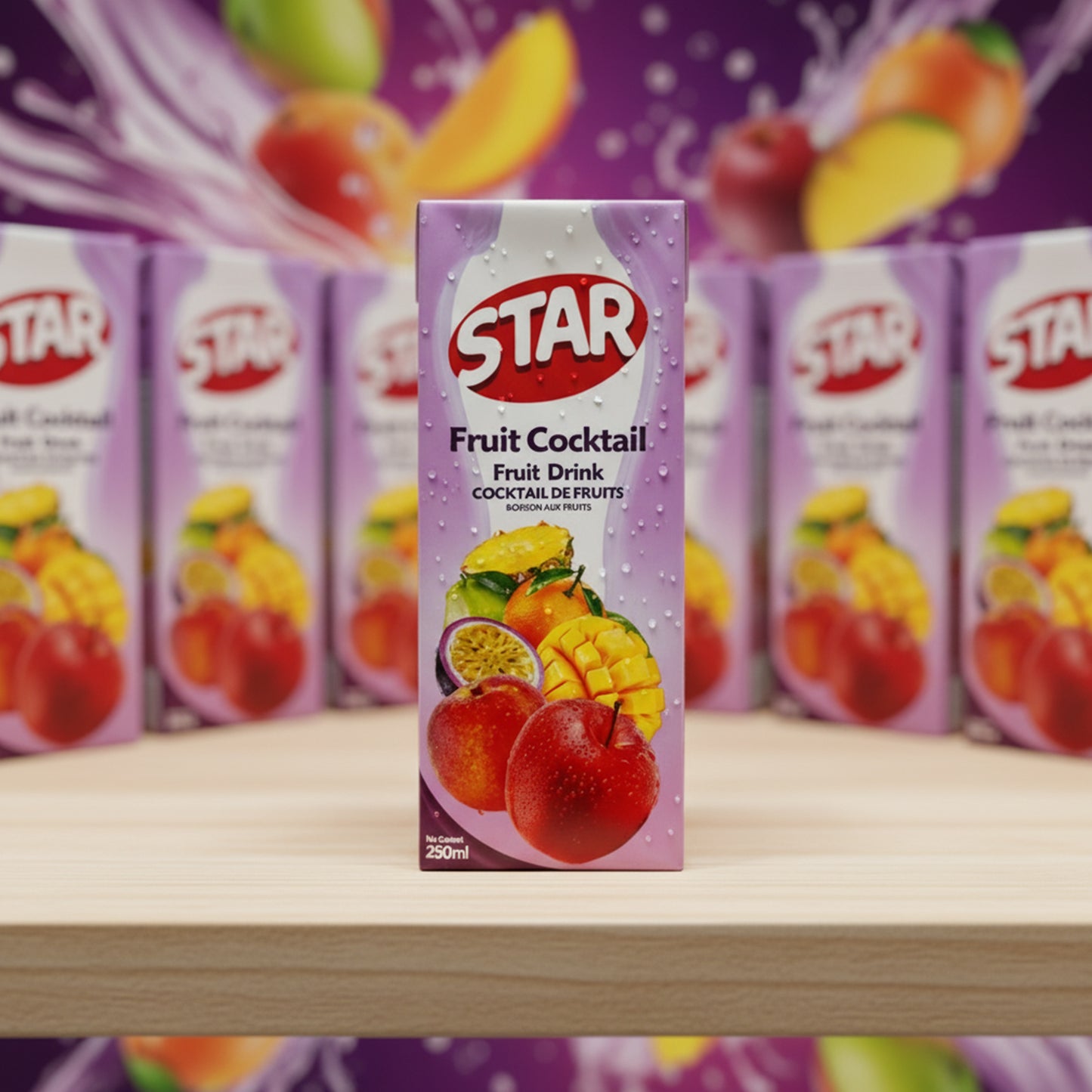 Star Fruit Cocktail Juice 250 ML X 27 Pcs