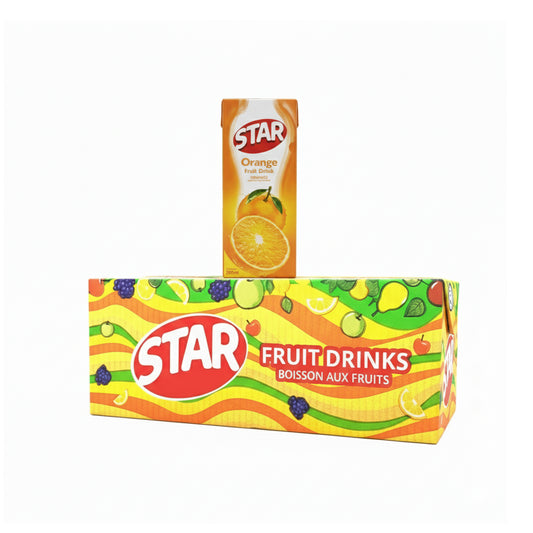 STAR ORANGE JUICE 250 ML X 27 PCS