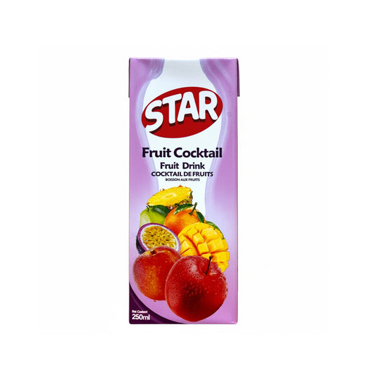 Star Fruit Cocktail Juice 250 ML X 27 Pcs
