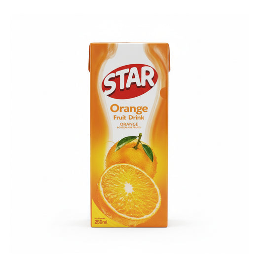 STAR ORANGE JUICE 250 ML X 27 PCS