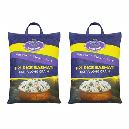 Wadi Sadi 1121 Steam Basmati Rice Xxxl 10 Kg X 2: 20 KG